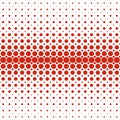 Geometric abstract halftone dot pattern background - vector graphic design from circles in varying sizes Royalty Free Stock Photo