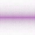 Geometric abstract halftone dot pattern background - vector graphic design from purple circles in varying sizes Royalty Free Stock Photo