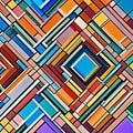 676 Geometric Abstract Mosaic: A modern and geometric background featuring abstract geometric mosaics in vibrant and harmonious Royalty Free Stock Photo