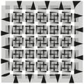 Geometric abstract pattern. Black square element. Triangle Vector background. Artistic shape design Royalty Free Stock Photo