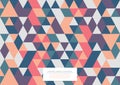Geometric abstract pattern collection triangular background vector