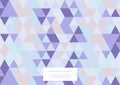 Geometric abstract pattern collection triangular pop background template vector