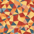 Geometric abstract pattern composed of triangular shapes in a tessellated design. Royalty Free Stock Photo