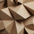 Geometric abstract pattern featuring folded, triangular shapes Royalty Free Stock Photo