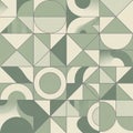Geometric abstract pattern featuring a series of interconnected Royalty Free Stock Photo