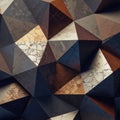 A cracked texture, with a color palette of earthy tones, includi Royalty Free Stock Photo
