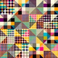 Geometric abstract pattern. Intersection style Royalty Free Stock Photo