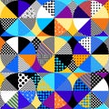Geometric abstract pattern. Intersection style Royalty Free Stock Photo