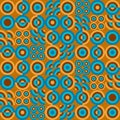 Geometric abstract pattern. Regular polka dot pattern.