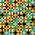 Geometric abstract pattern retro style. Seamless vector pattern. Royalty Free Stock Photo