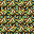 Geometric abstract pattern retro style. Seamless vector pattern. Royalty Free Stock Photo