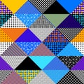 Geometric abstract pattern triangles style. Abstract square texture Royalty Free Stock Photo