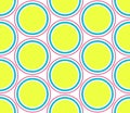 Geometric abstract seamless pattern background. Colorful circles Royalty Free Stock Photo