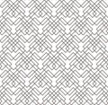 Geometric abstract seamless pattern. Linear motif background Royalty Free Stock Photo