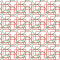 Geometric abstract seamless pattern. Retro background. Endless repeatable print. Royalty Free Stock Photo