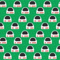 Geometric abstract seamless pattern. Simple motif background