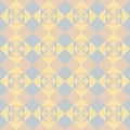 Geometric and abstract seamless pattern with squares, rombus and trianguilar Royalty Free Stock Photo