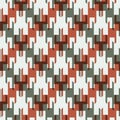 Geometric abstract seamless vector motley pattern