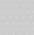 Seamless Vector Abstract Pattern With Hexagonal Shapes Royalty Free Stock Photo