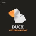 Funny logo duck