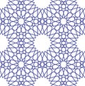 Geometric arabic seamless pattern. Abstract islamic vector background. Royalty Free Stock Photo