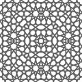 Geometric arabic seamless pattern. Abstract islamic vector background. Royalty Free Stock Photo