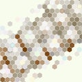 Geometric background, abstract hexagonal pattern Royalty Free Stock Photo