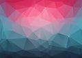 Geometric Background - Bright Pink and Turquoise