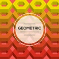 Geometric background design Royalty Free Stock Photo