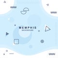 Geometric background and Memphis style