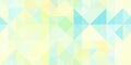Geometric background pattern. Light yellow sky blue. Seamless rambling regular figures multicolor geometric minimal design