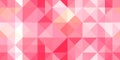 Geometric background pattern. Rose pink yellow. Seamless rambling regular figures multicolor geometric minimal design