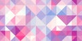 Geometric background pattern. Violet pink white. Seamless chaotic usual forms multicolor geometric modernism style Royalty Free Stock Photo