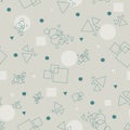Transformative Teal geometric background textures, backdrop Royalty Free Stock Photo