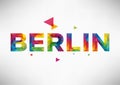 Geometric Berlin City Vector Design