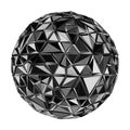 Geometric Black polygonal ball