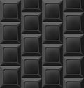 Geometric Black Seamless Pattern, Abstract Background Royalty Free Stock Photo