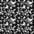 Geometric black and white hipster fashion random background pattern