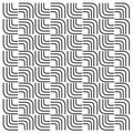 GEOMETRIC BLACK WHITE LINES PATTERN Royalty Free Stock Photo
