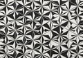 Geometric black and white pattern featuring Royalty Free Stock Photo