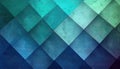 Geometric Blue-Green Tile Pattern Background Royalty Free Stock Photo