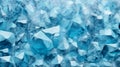 Geometric blue ice texture background Royalty Free Stock Photo