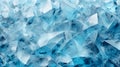 Geometric blue ice texture background Royalty Free Stock Photo