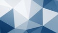 Geometric Blue and White Polygonal Abstract Background with Sharp Angles and Graduated Tones Creating a Modern Royalty Free Stock Photo