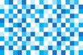 Geometric blue and white square abstract background vector Royalty Free Stock Photo