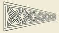 Geometric Border with Interlocking Patterns, Decorative Design, vector design Generative AI Royalty Free Stock Photo