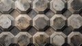 geometric box abstract pattern stone wall texture Royalty Free Stock Photo