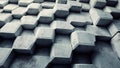 geometric box abstract pattern stone wall texture Royalty Free Stock Photo