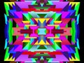 Geometric bright and modern style pattern