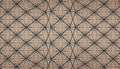 Geometric brown pattern texture, abstract background, decorative design, surface, Stock Photo, Generative AI Royalty Free Stock Photo